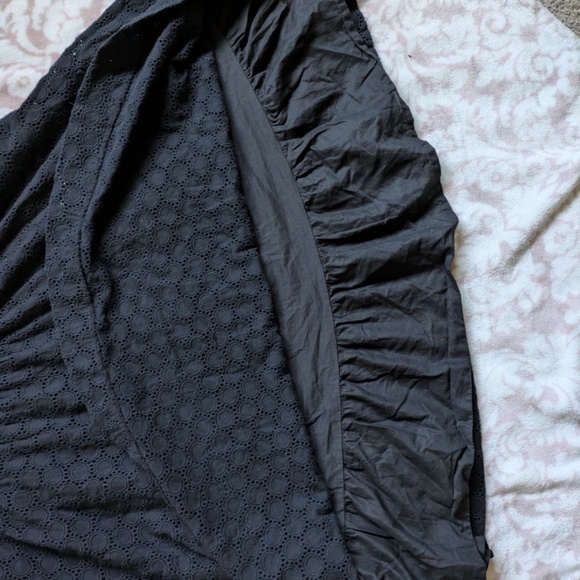 Garnet Hill Black Eyelet Dress - Picture 4 of 13